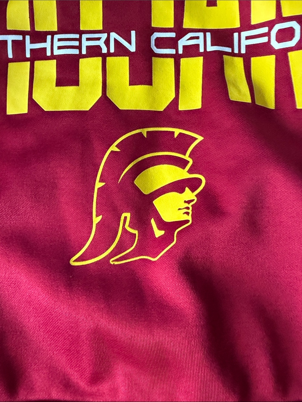USC Trojans Red Pullover Hoodie - Picture 3 of 7